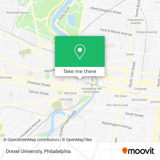 Mapa de Drexel University