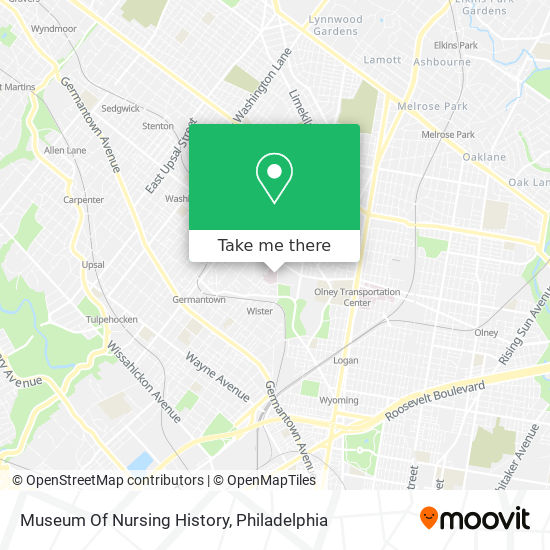 Museum Of Nursing History map