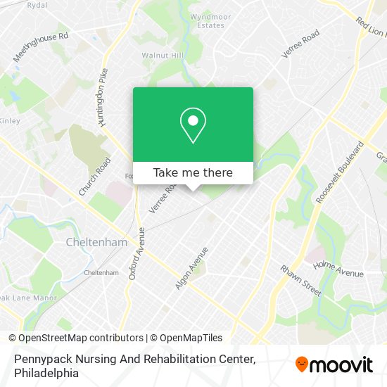 Mapa de Pennypack Nursing And Rehabilitation Center