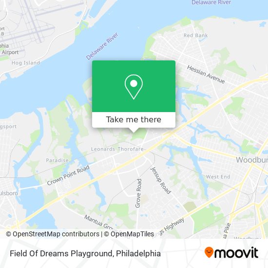 Mapa de Field Of Dreams Playground