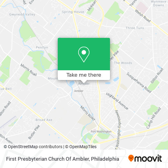 First Presbyterian Church Of Ambler map