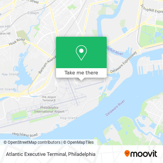 Atlantic Executive Terminal map