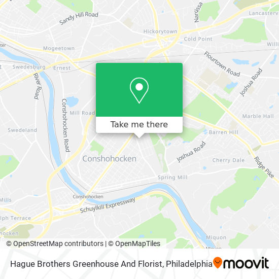 Hague Brothers Greenhouse And Florist map