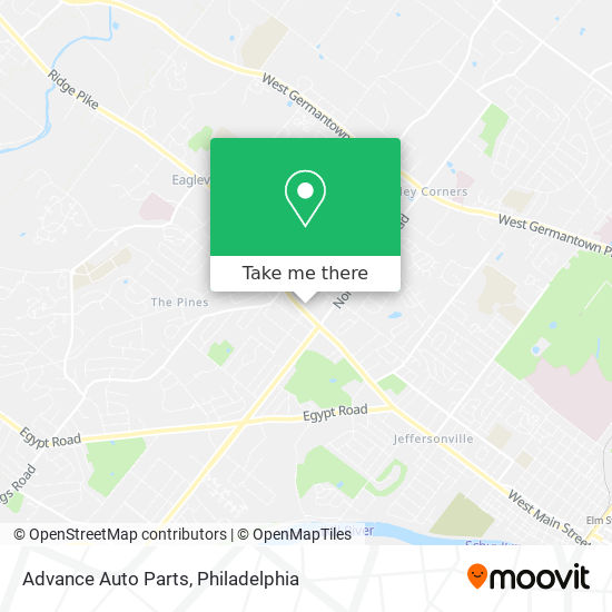 Advance Auto Parts map