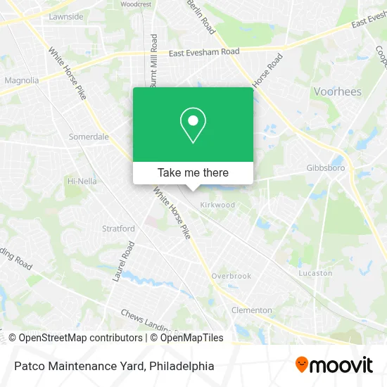 Patco Maintenance Yard map
