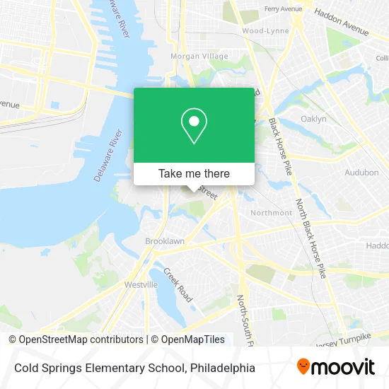 Mapa de Cold Springs Elementary School