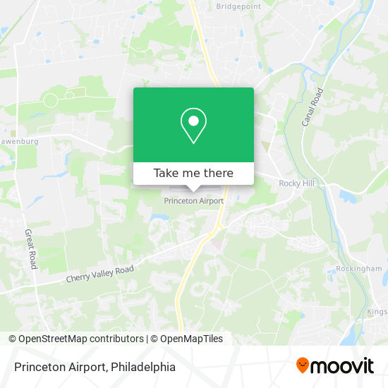 Princeton Airport map