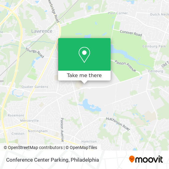 Conference Center Parking map