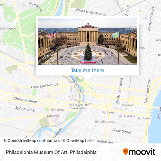 Mapa de Philadelphia Museum Of Art