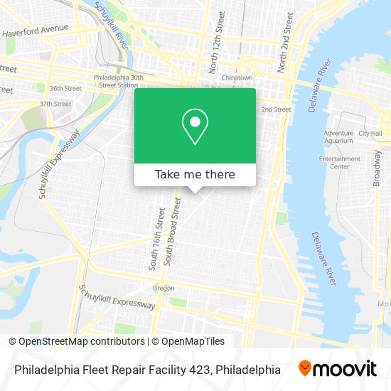 Philadelphia Fleet Repair Facility 423 map