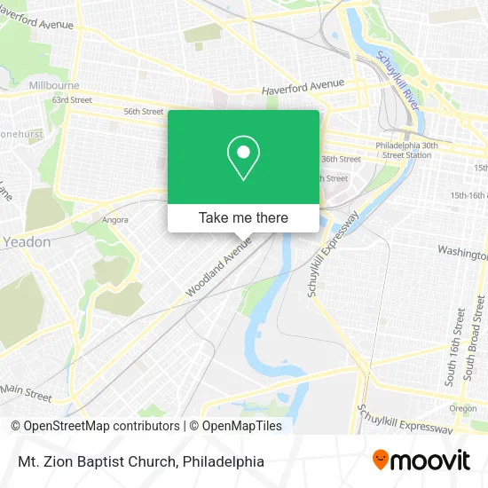 Mt. Zion Baptist Church map