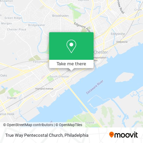 Mapa de True Way Pentecostal Church