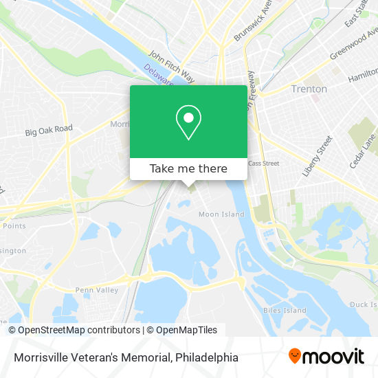 Morrisville Veteran's Memorial map