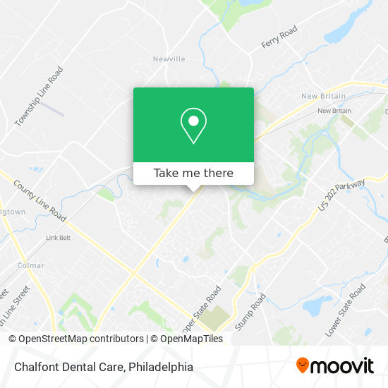 Mapa de Chalfont Dental Care