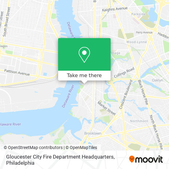 Gloucester City Fire Department Headquarters map