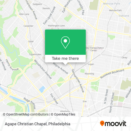 Agape Christian Chapel map