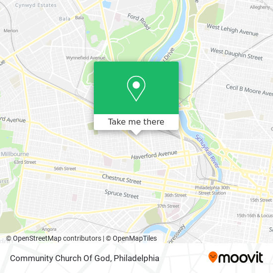 Mapa de Community Church Of God