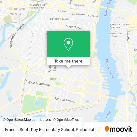 Mapa de Francis Scott Key Elementary School