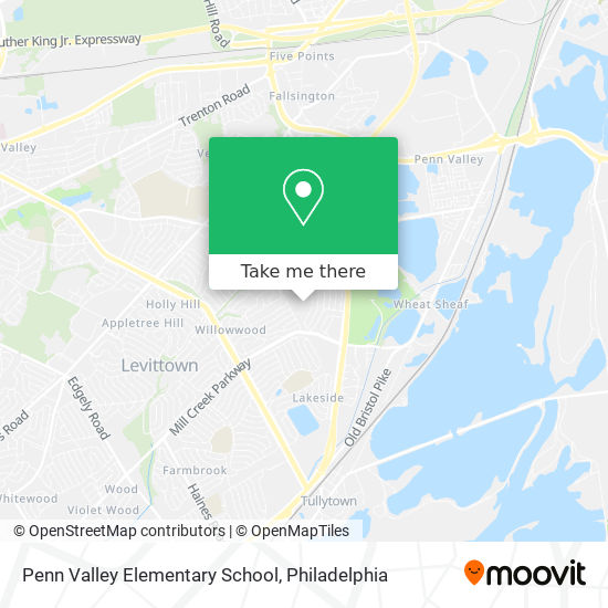 Mapa de Penn Valley Elementary School