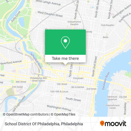 School District Of Philadelphia map