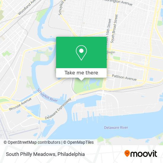 South Philly Meadows map
