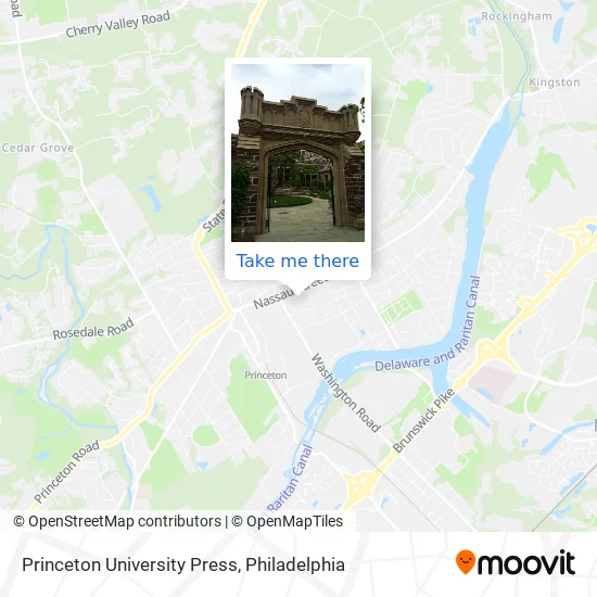 Princeton University Press map