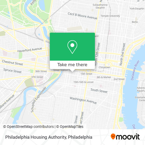 Mapa de Philadelphia Housing Authority