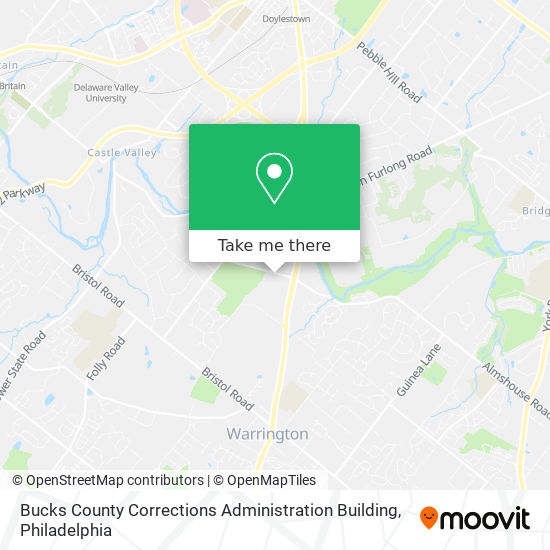 Bucks County Corrections Administration Building map