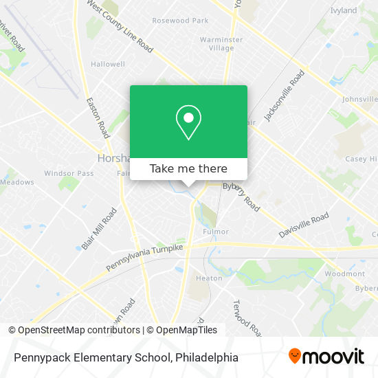 Pennypack Elementary School map