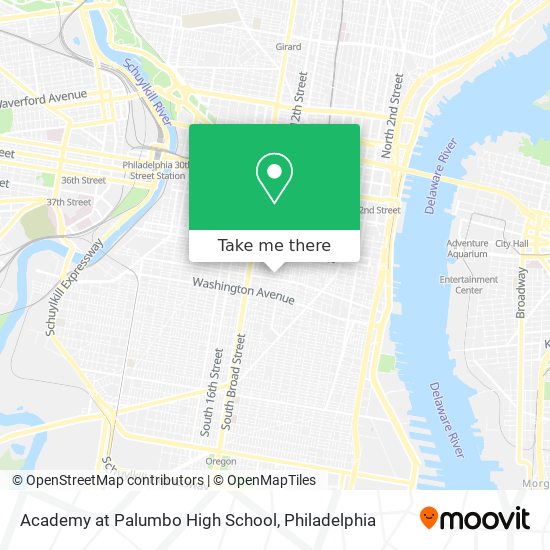 Academy at Palumbo High School map