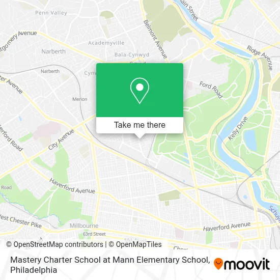 Mastery Charter School at Mann Elementary School map