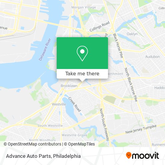 Mapa de Advance Auto Parts