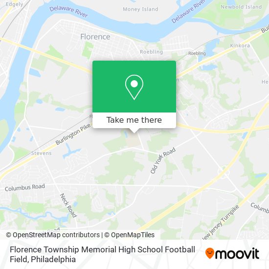 Florence Township Memorial High School Football Field map