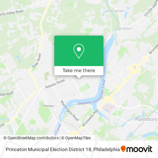 Princeton Municipal Election District 18 map