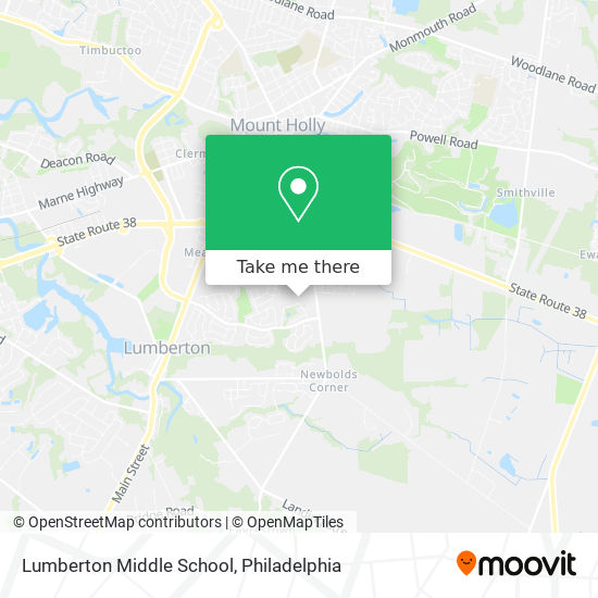 Mapa de Lumberton Middle School