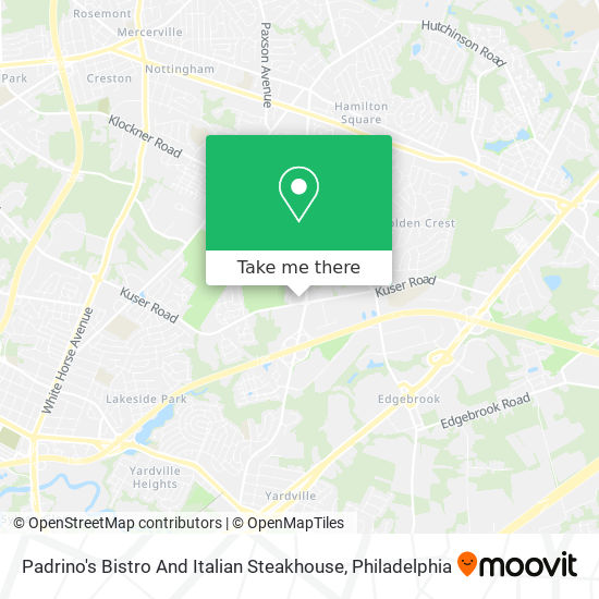 Padrino's Bistro And Italian Steakhouse map