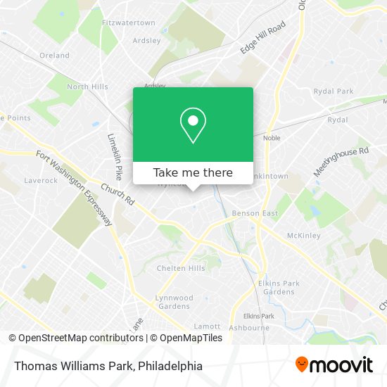 Mapa de Thomas Williams Park