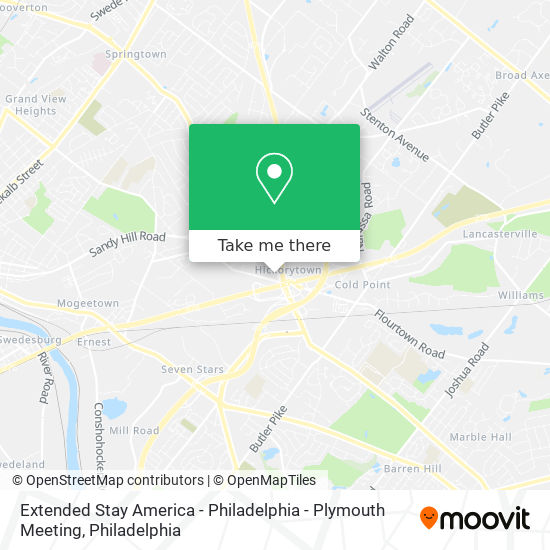 Extended Stay America - Philadelphia - Plymouth Meeting map