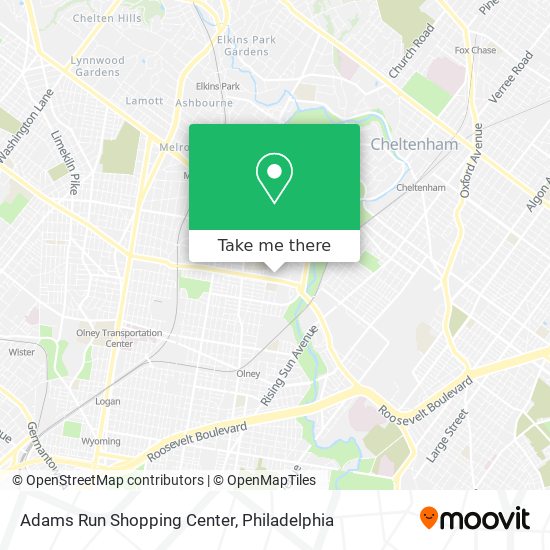 Mapa de Adams Run Shopping Center