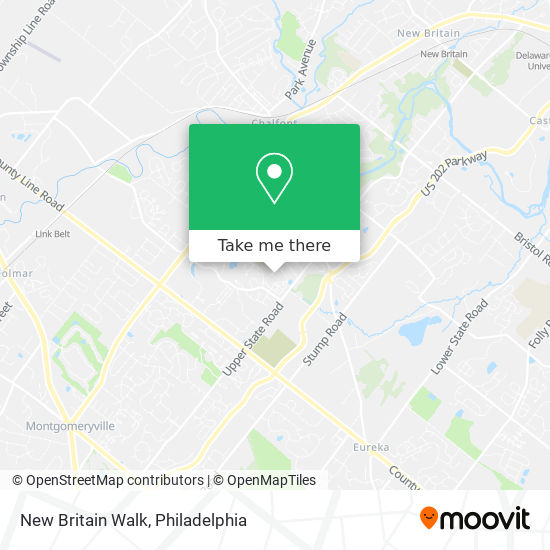 Mapa de New Britain Walk