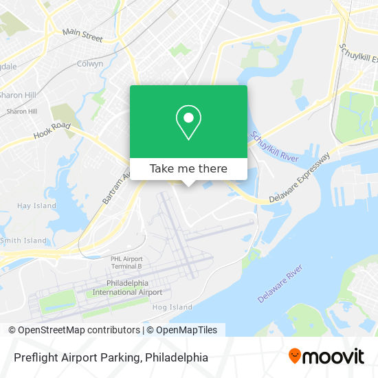 Mapa de Preflight Airport Parking