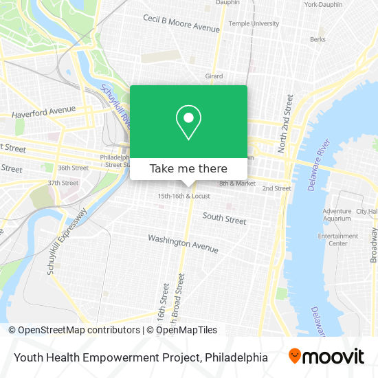 Youth Health Empowerment Project map