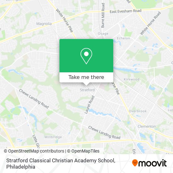 Stratford Classical Christian Academy School map