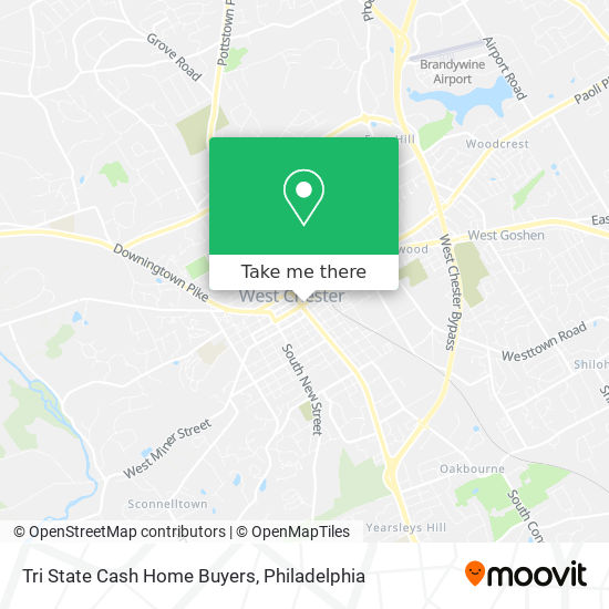 Tri State Cash Home Buyers map