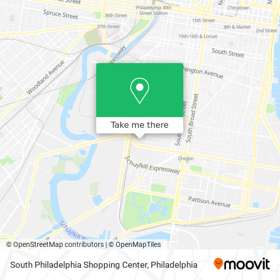 Mapa de South Philadelphia Shopping Center