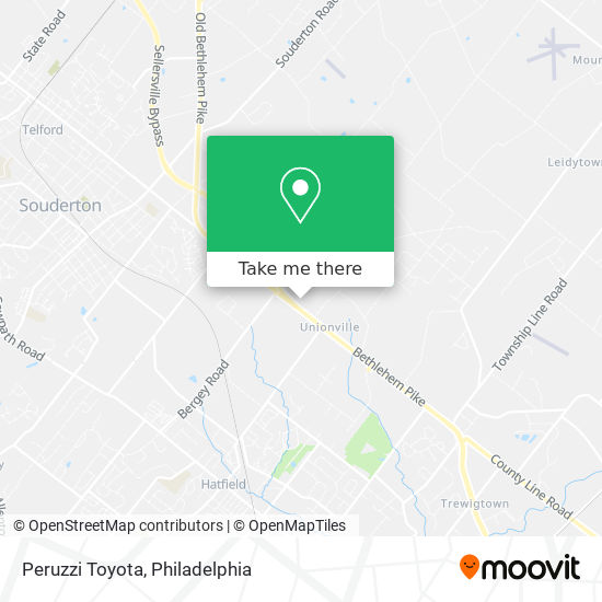 Peruzzi Toyota map