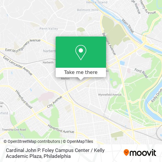 Cardinal John P. Foley Campus Center / Kelly Academic Plaza map