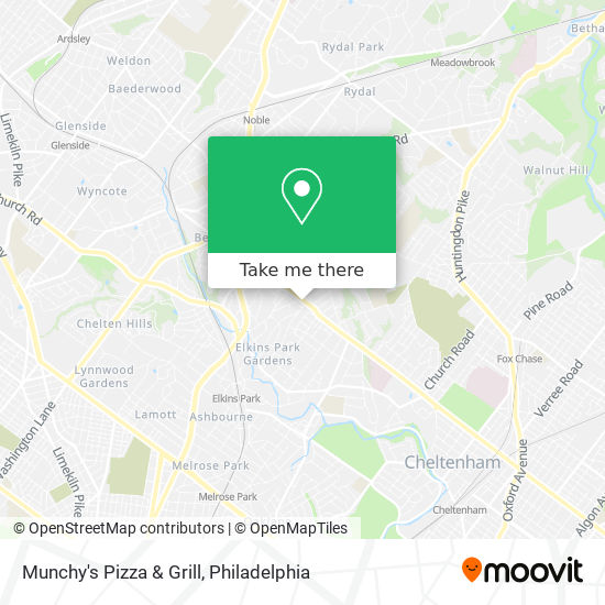 Mapa de Munchy's Pizza & Grill