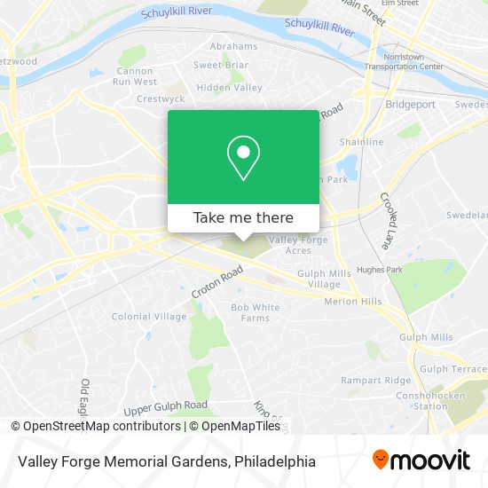 Mapa de Valley Forge Memorial Gardens