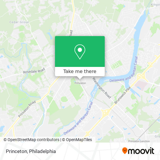 Princeton map